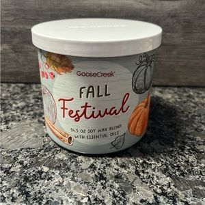 New! Goose Creek Fall Festival 3-wick Candle